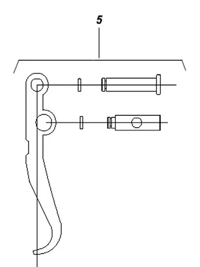 HG-2 Trigger Assembly for Paasche HG Spray Gun
