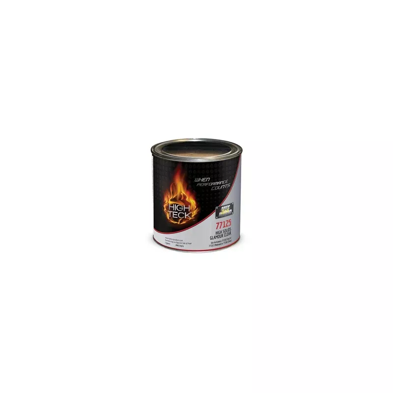High Teck 77125-4 Glamour Clear, Clear, 1 qt, 4.3 lb/gal VOC, 2:1 Mix