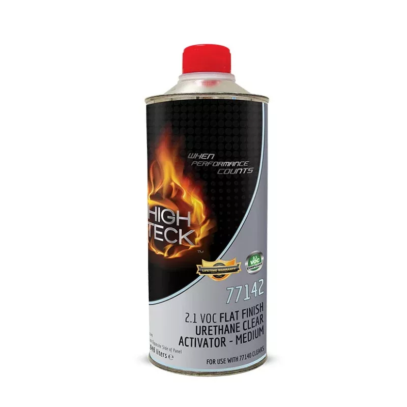 High Teck 77142-4 Medium Activator 1 qt Liquid – Balanced Cure for Flat Finish