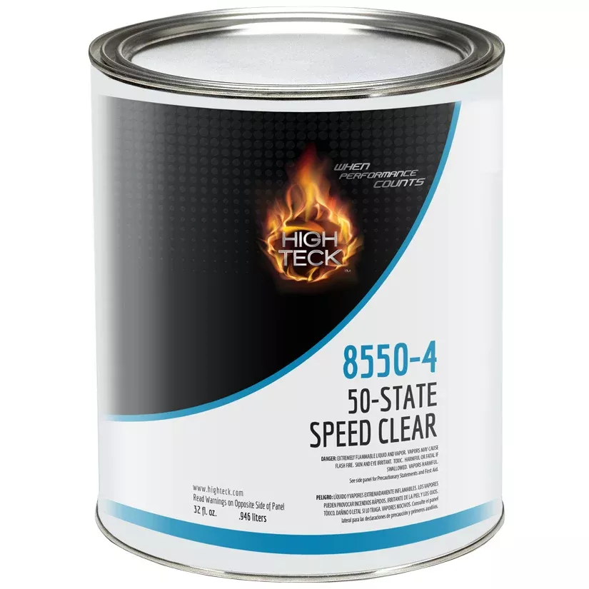 High Teck 8550-4 Speed Clear 50-State Compliant Quart Clearcoat