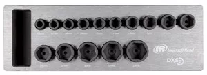 IRDXSK2M15 15 Piece DXS2 Drive Metric Standard Impact Socket Set