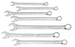 KD81933 7 Pc 12 Pt SAE Long Combination Wrench Set