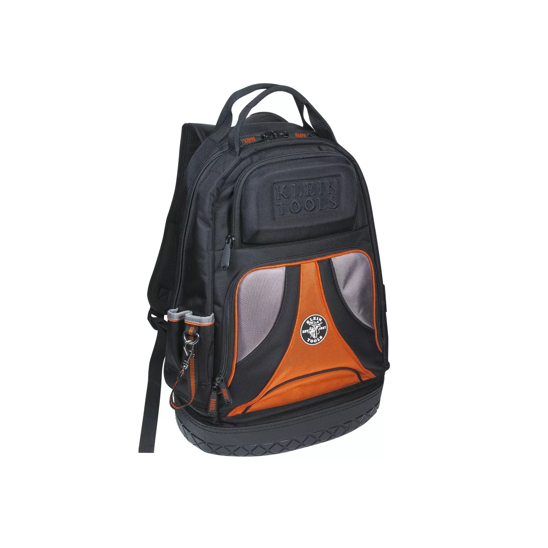 Klein Tools 55421BP-14 Tradesman Pro™ Tool Bag Backpack, 39 Pockets, Black, 14-Inch