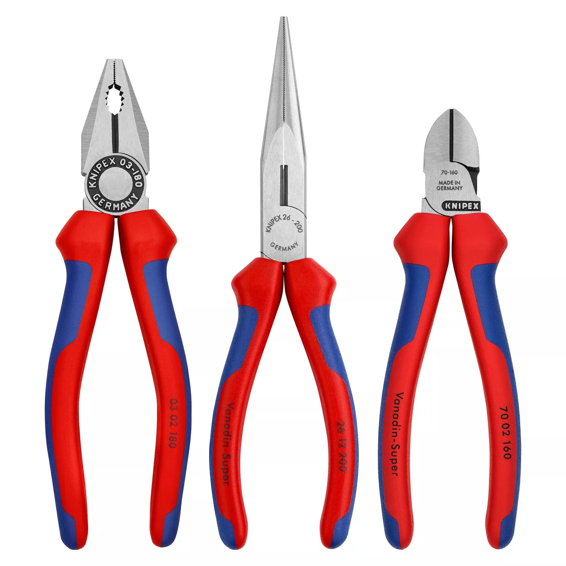 KNIPEX 00 20 06 US4 3-Piece Pliers Set