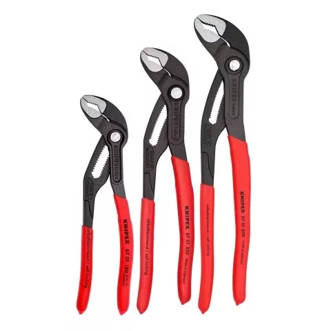 KNIPEX 00 20 08 US2 3-Piece Cobra Pliers Set