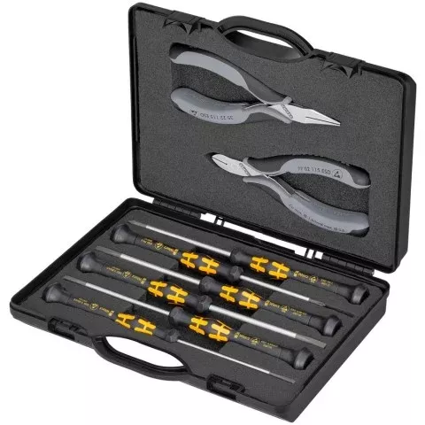 KNIPEX 00 20 18 ESD 8-Piece ESD Electronics Tool Set