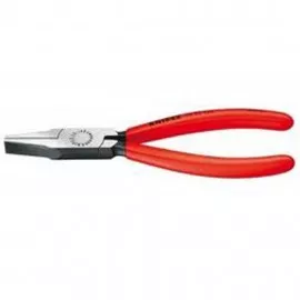 Knipex 20 01 125 Flat Nose Pliers, 5", plastic coated handles