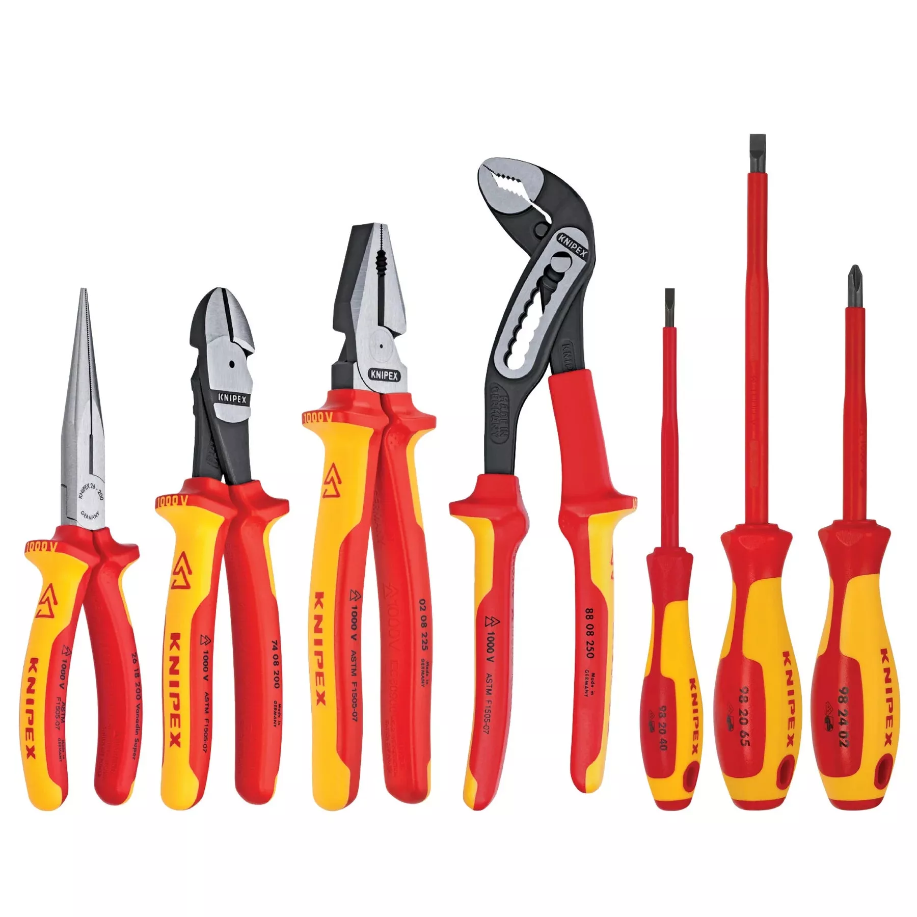 KNIPEX 9K 98 98 27 US 7-Piece Pliers & Driver 1000V Pouch Set