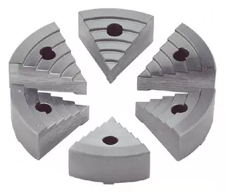 Lathe Chuck Jaws, Set of 6, External Chucking - 70-252-2