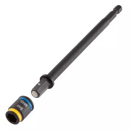 Malco Tools MSHXLCM2 C-RHEX Cleanable, Reversible Magnetic Hex Driver (8mm and 10mm), 6″