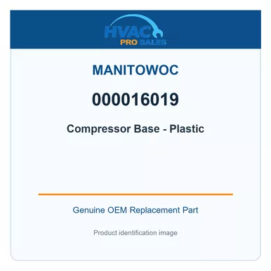 Manitowoc 000016019 Genuine OEM Compressor Base - Plastic