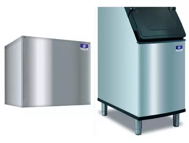 Manitowoc IDP0600A-161P Correctional Ice Machine + D570 Bin — Up to 662 lb/Day, 532 lb Storage