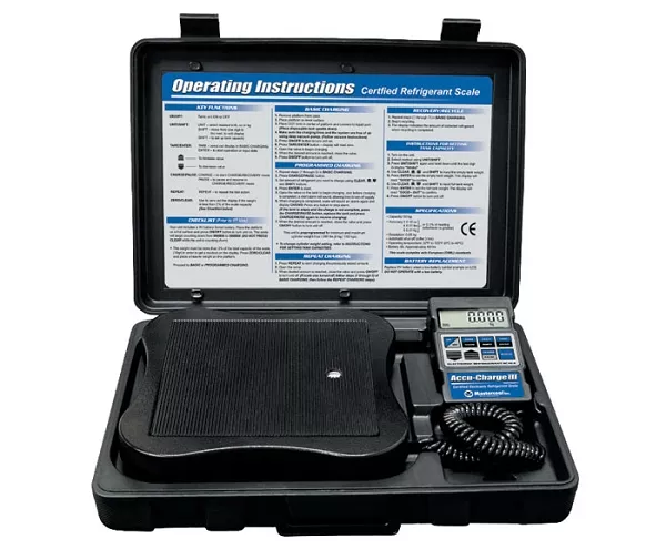 Mastercool 98211-A - Accu-Charge III Certified Refregirant Scale