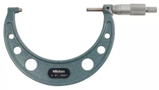 Mitutoyo Outside Micrometer, Manual 4-5" Ratchet Stop - 103-219