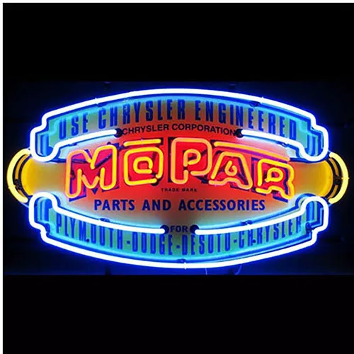 Neonetics Mopar Vintage Shield Neon Sign