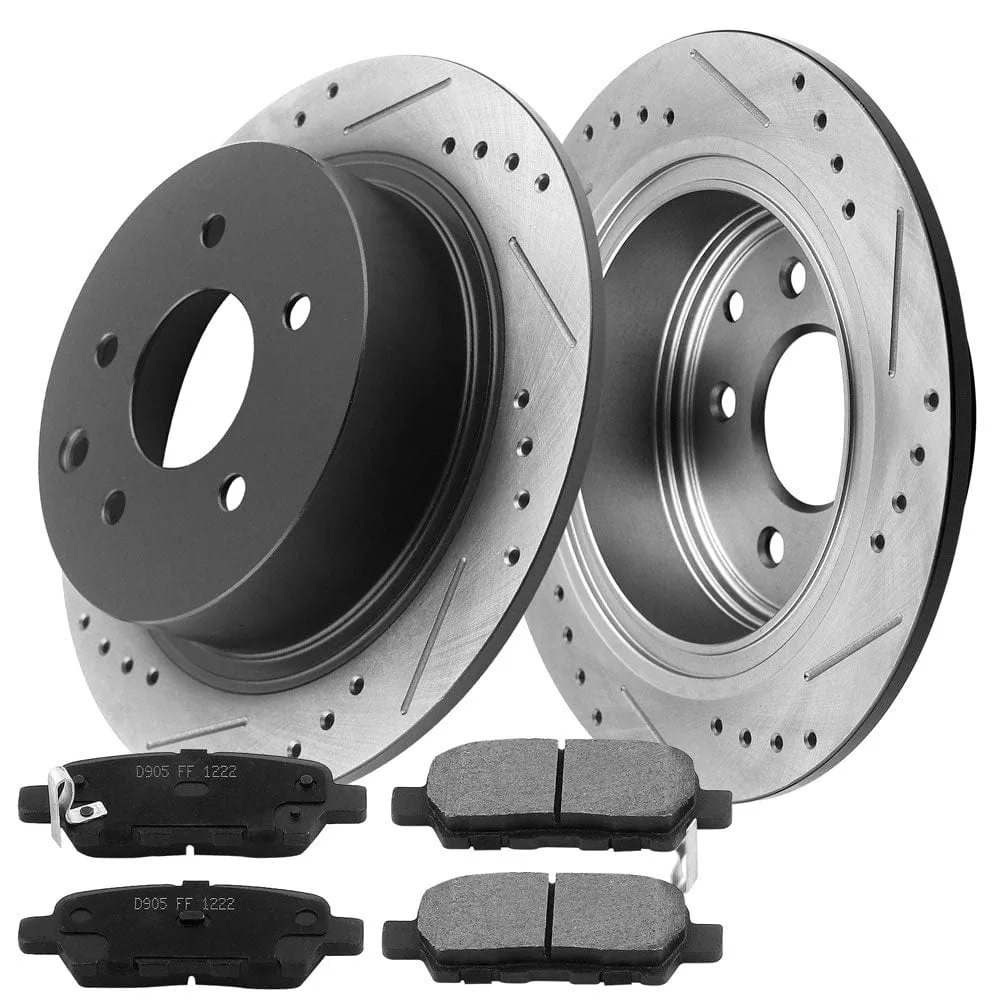 Nissan Altima Rear Brake Rotor Kits 2002-2017