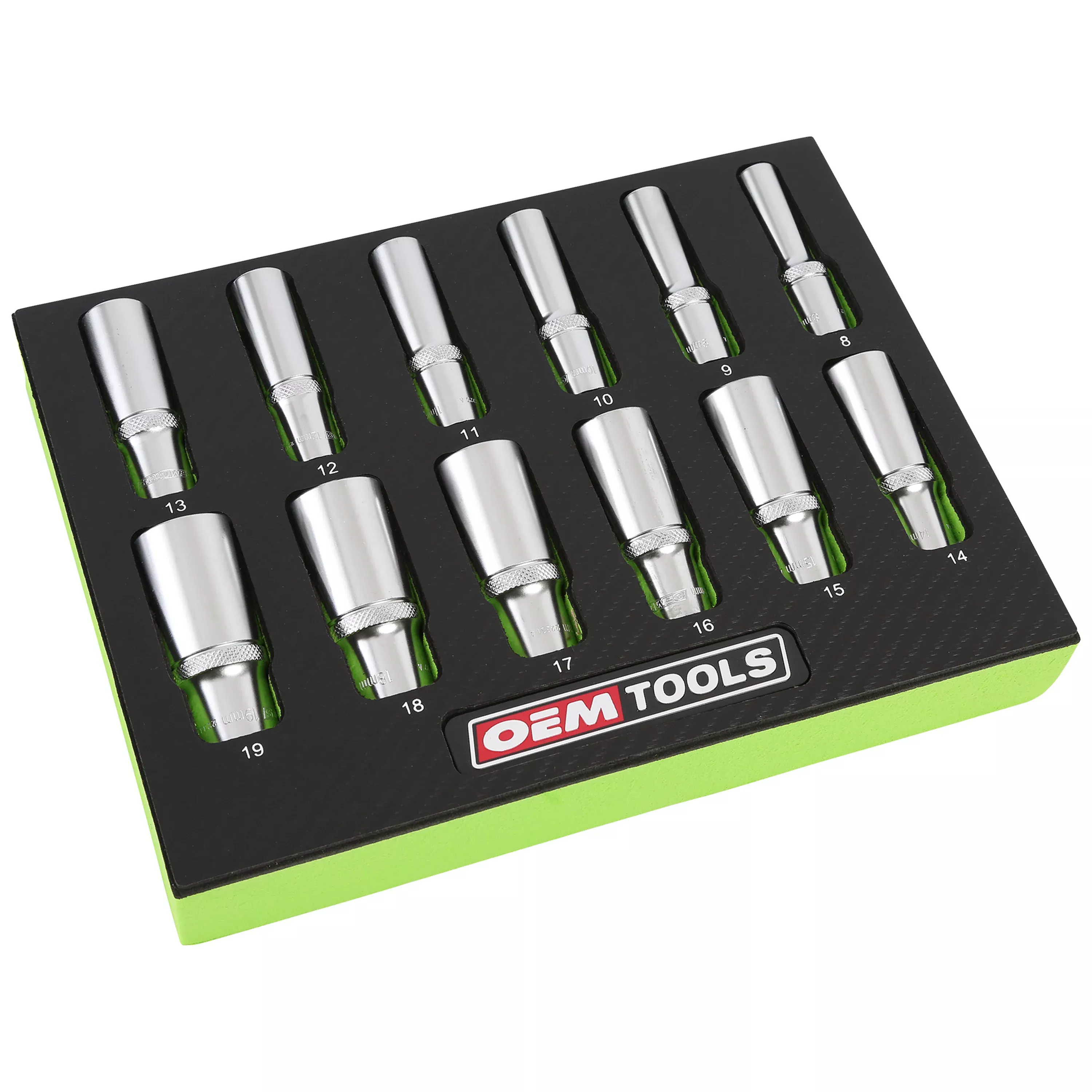 OEMTOOLS 23981 12 Piece 3/8" Deep Socket Set (Metric)