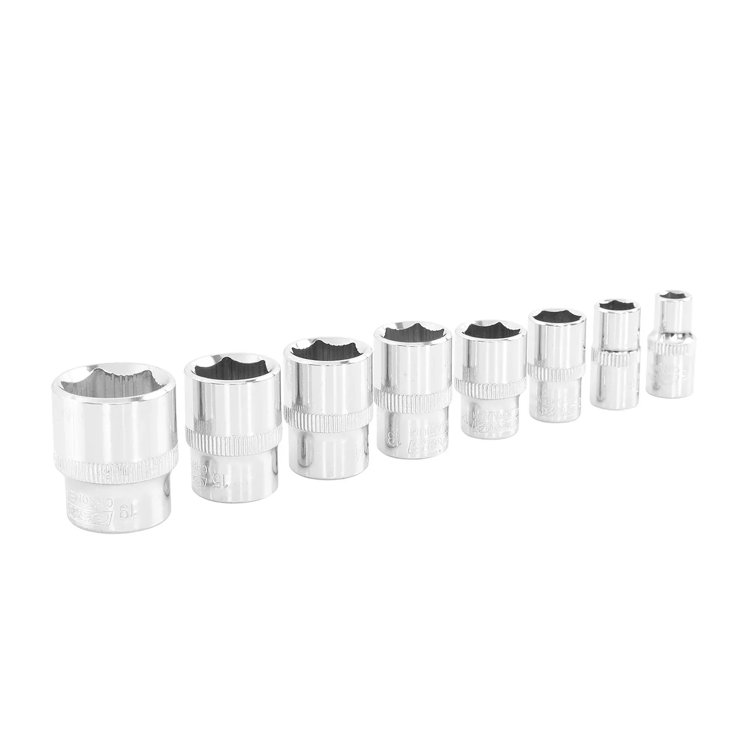 OEMTOOLS 25445 3/8" Drive Super Grip Socket Set - Metric