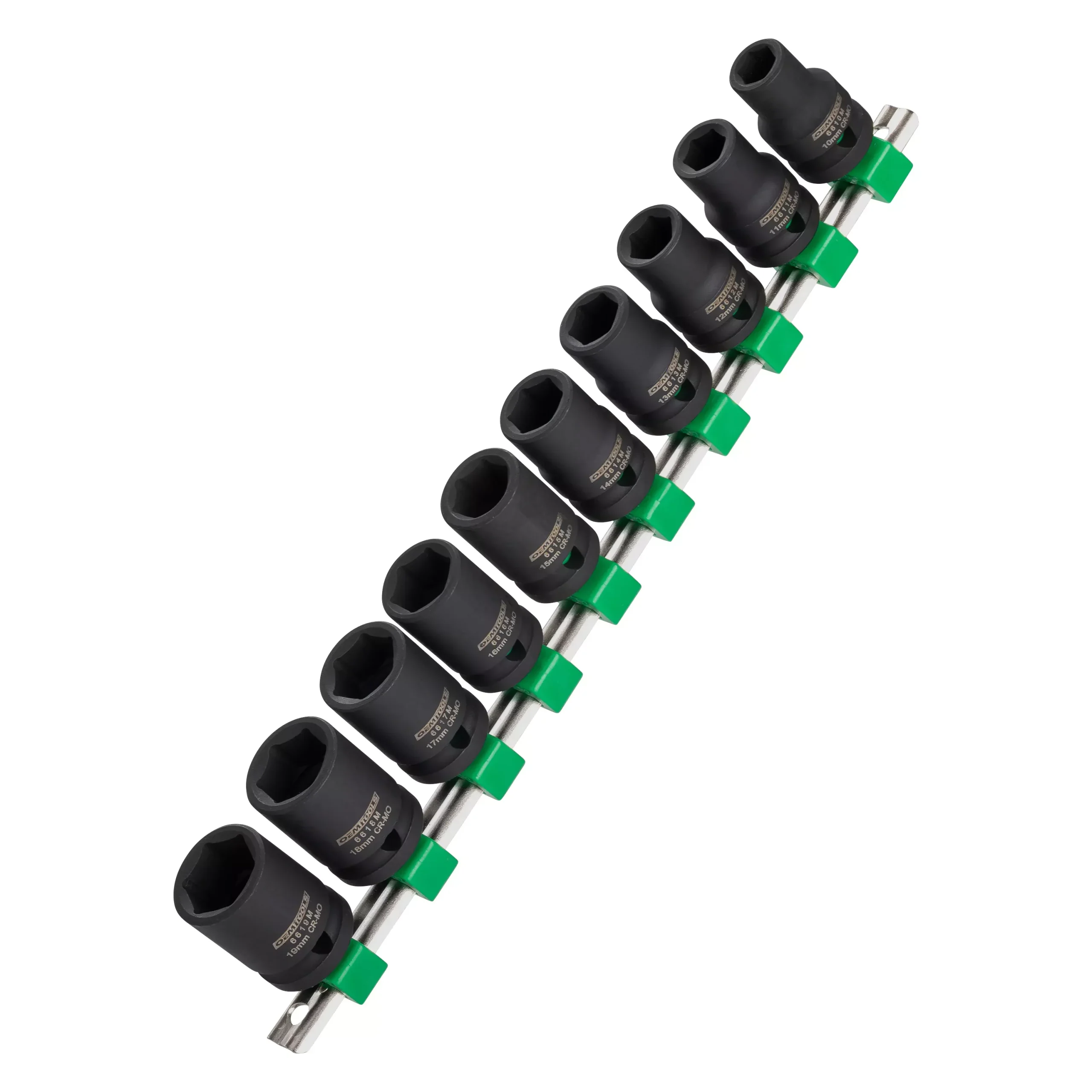 OEMTOOLS 25591 10 Piece 1/2″ Drive Impact Socket Set – Metric