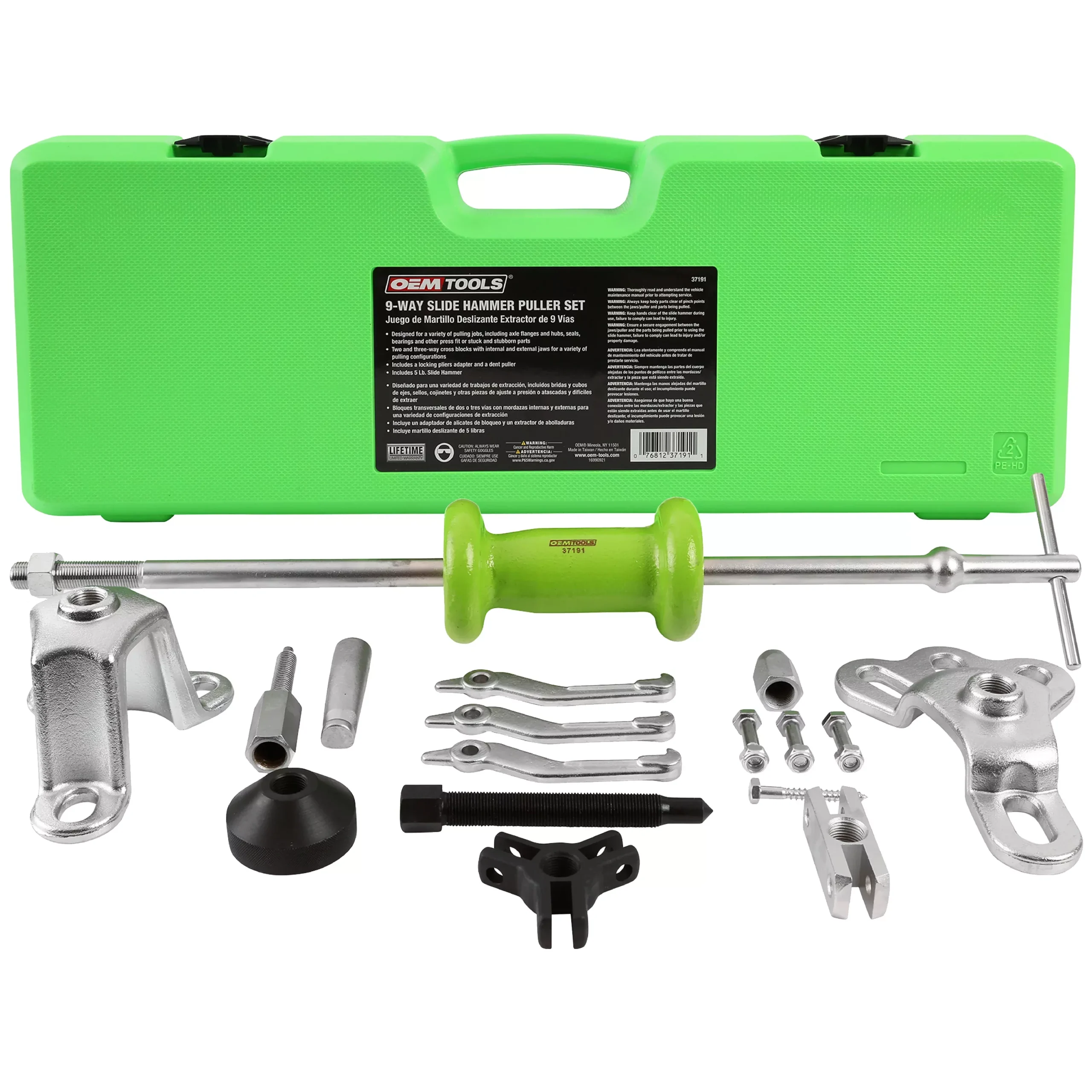 OEMTOOLS 37191 9 Way Slide Hammer Puller