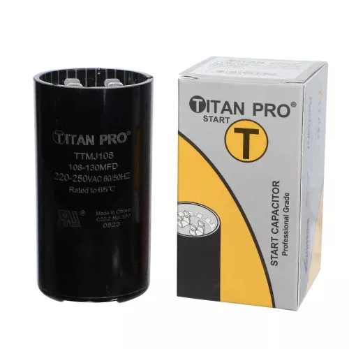 Packard TTMJ108 Motor Start Capacitor 108-130 MFD 220-250 VAC