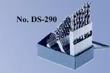 Precise High Speed Steel Drill Set, 29 Pieces, Range 1/16" - 1/2" by 64ths - DS-290