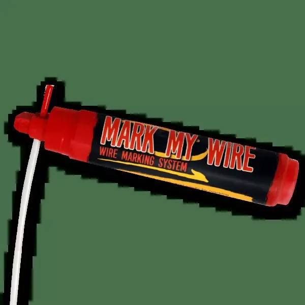 Rack-A-Tiers 52480RD Mark My Wire - Wire Marking System, Red