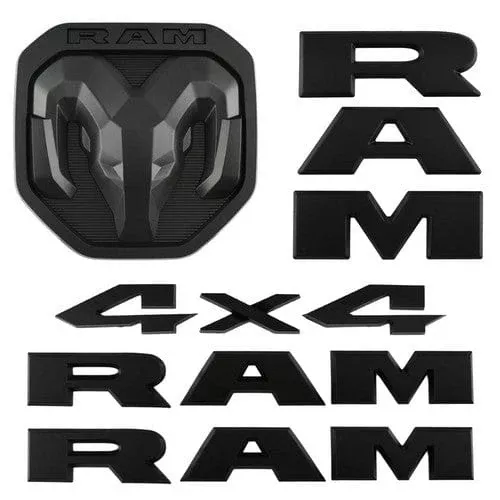 RAM 4X4 Front Rear Emblem Kit