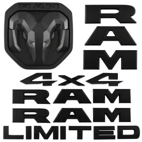 RAM 4X4 Limited Grille Tailgate Emblem Kit