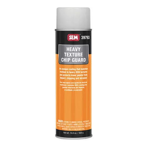 SEM 39793 Chip Guard, Opaque, Heavy Medium-Coarse Texture, 20 oz Aerosol Can