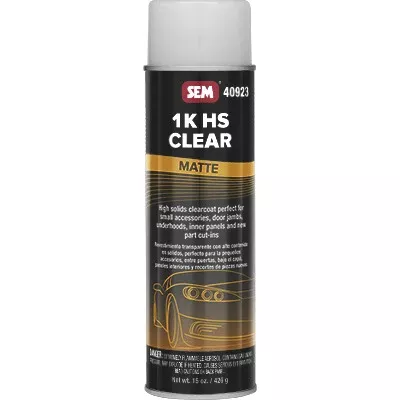 SEM 40923 1K Clear Matte High Solids 20 oz Aerosol