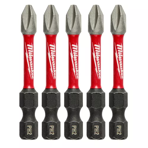 SHOCKWAVE TM 2 Impact Phillips 2 Power Bits5 Pk