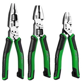 SK01457 3 Piece Dual-Material Handle Multi-Use Pliers Set