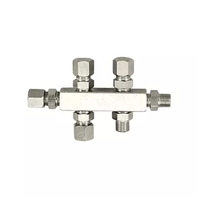 Sparmax Airbrush Manifold 1/8″M INLET – 5 x 1/8″M OUTLET