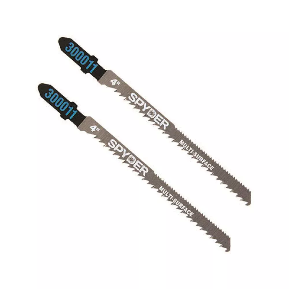 Spyder 300004 Double Sided, Jigsaw 2pc 4" Multi Surface - T-Shank