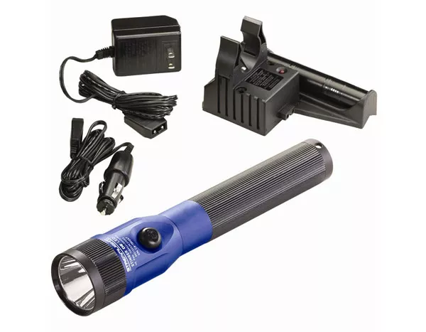 Streamlight 75613 - Stinger PiggyBack LED Rechargeable Flashlight - Blue