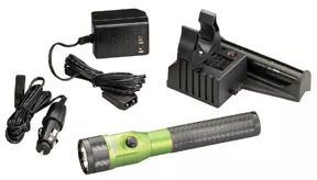 Streamlight 75636 - Lime Green Stinger LED Flashlight with PiggyBack Charger