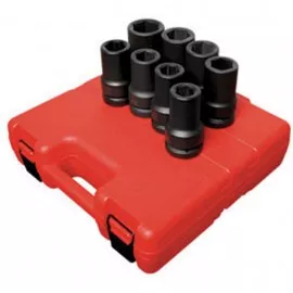 Sunex 5681 SAE Socket Set, 1" Drive, 8-pack