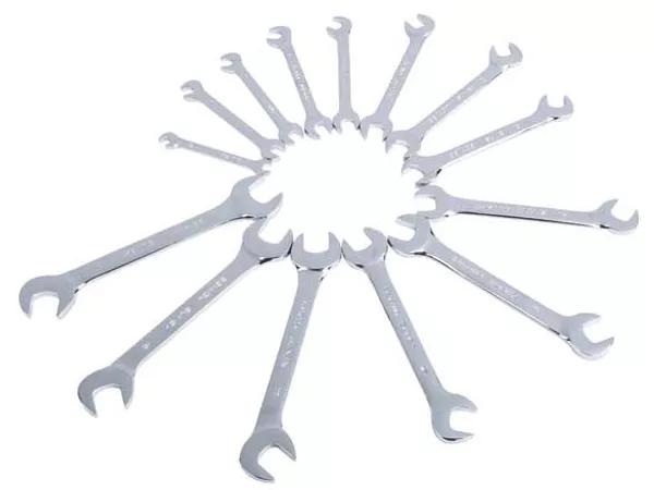 Sunex 9914M - 14-PC Metric Fully Polished Angle Head Wrench Set