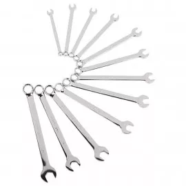 Sunex 9917M Wrench Set, 12-pack, 8 to 19 mm, Long Pattern
