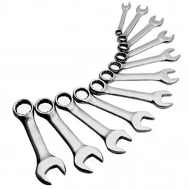 Sunex 9930 Combination Wrench Set, 11-pack, stubby, fractional