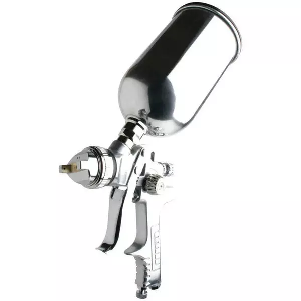 Sunex Gravity Feed Spray Gun w/1.4 mm Needle, Nozzle, and Cap set