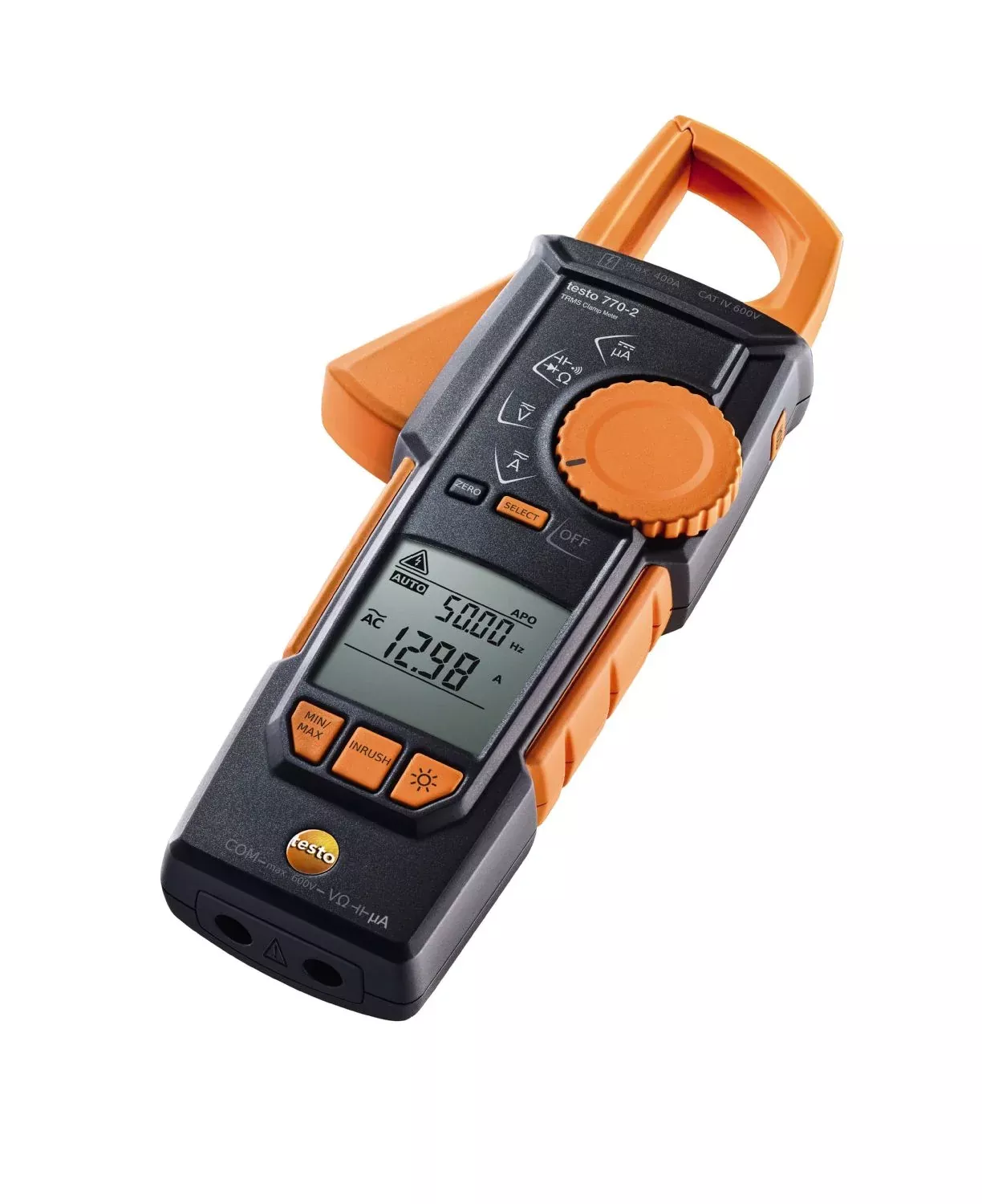 Testo 0590 7702 770-2 – Hook Clamp Meter with Thermocouple Adapter