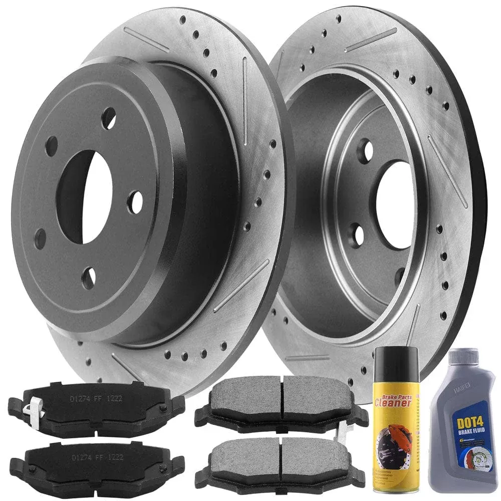 Toyota Tacoma Brake Rotor Kits 1996-2002 rear
