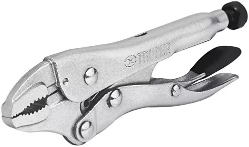 Truper 4" Curved Jaw Locking Pliers #17419