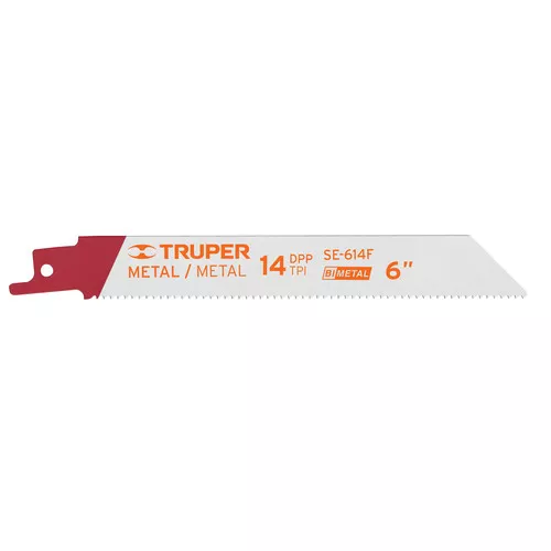 Truper 6" 14 TPI Reciprocating Saw Blade (2pc) #10795-2 Pack