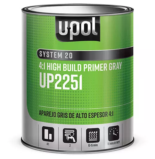 U-POL 2K HS Build Gray Primer 4:1
