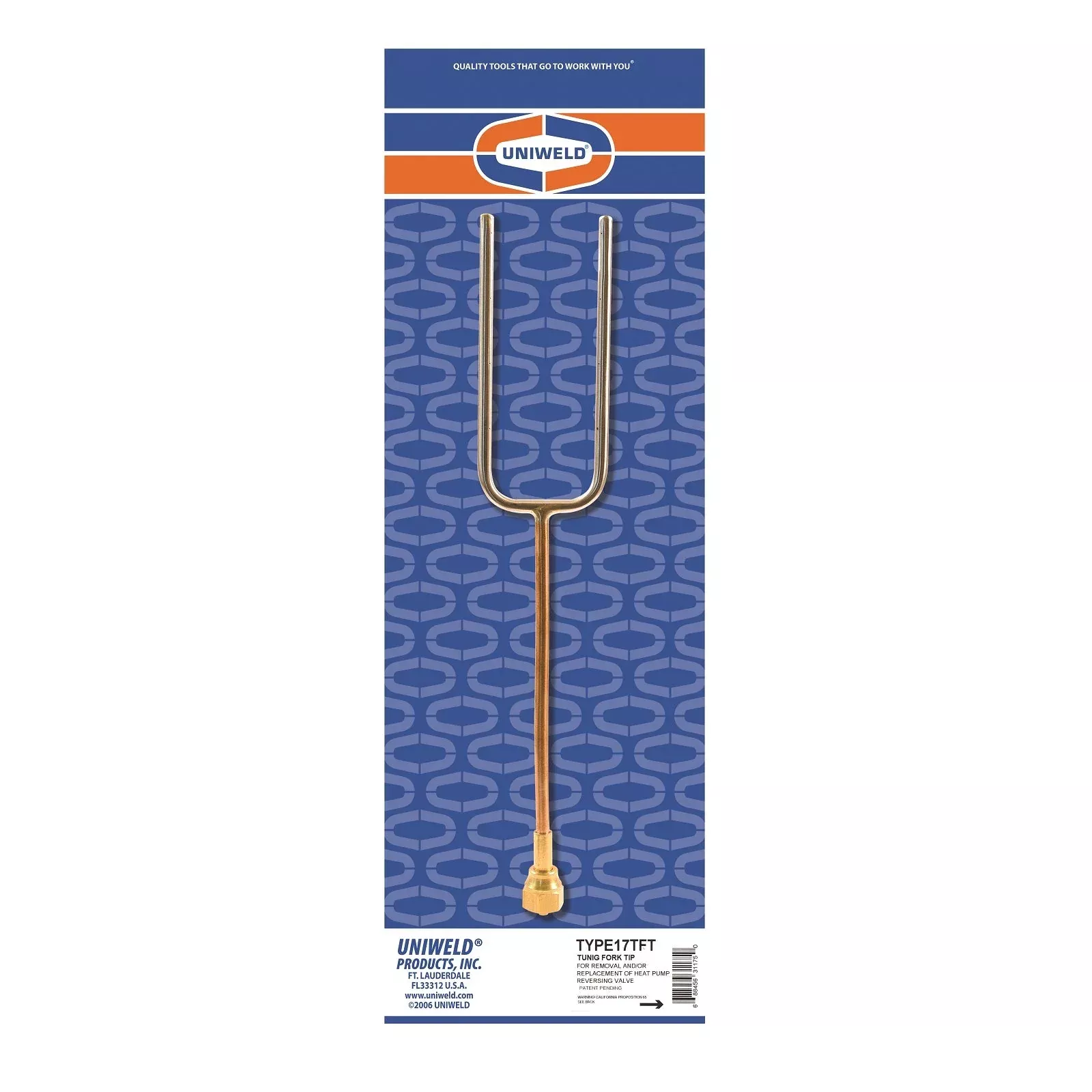 Uniweld Type17TFT Tuning Fork™ Tip