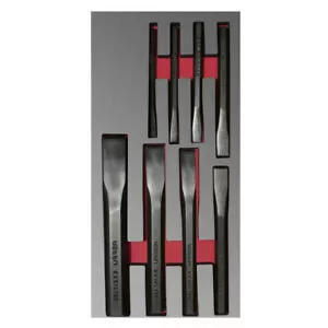 URREA 8 pc CHISEL, PUNCH AND DRIFT PIN SETS WITH EVA LAMINATED PLASTIC COVER #CH
