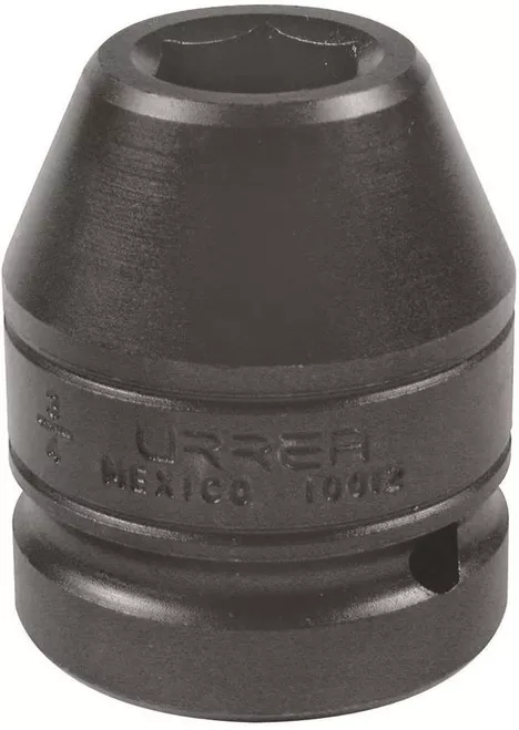 URREA Impact Socket - 1-1/4" 6-Point Socket with 1-Inch Drive & Black Oxide Coat